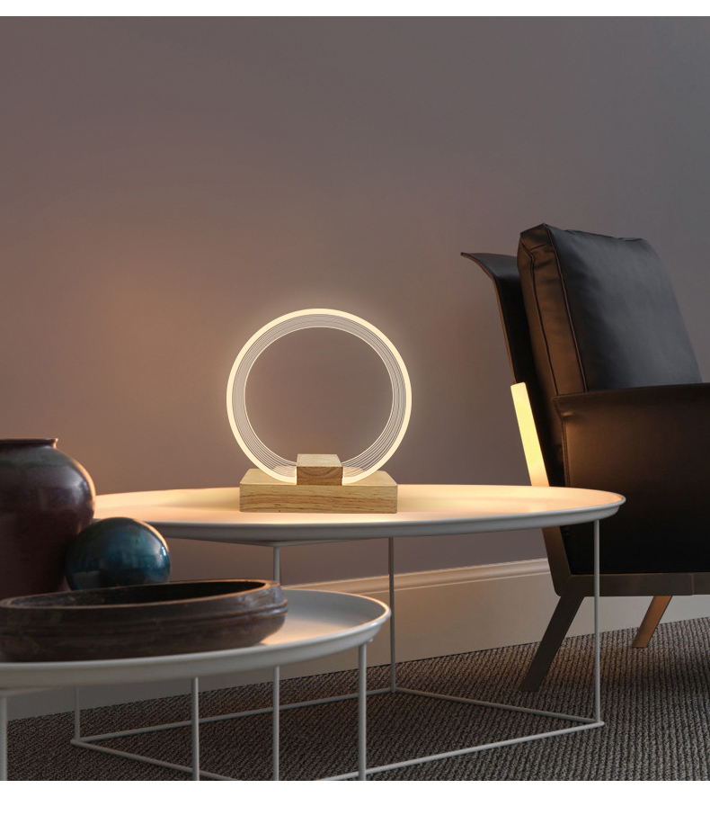 欧普侍网红小夜灯卧室床头台灯北欧ins少女创意简约个性触摸睡眠灯