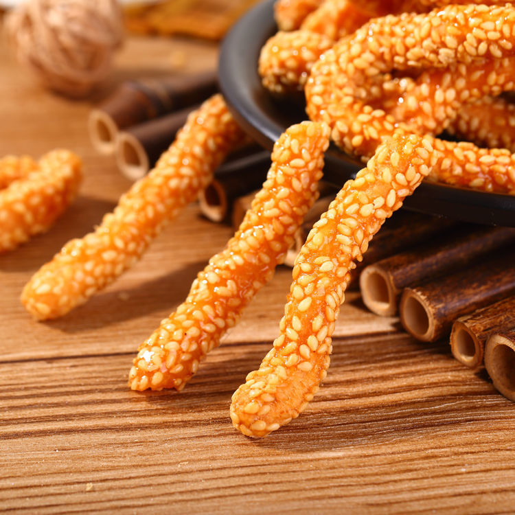 香酥芝麻条老式手工咸味8090怀旧零食办公司食品代餐 手工芝麻条咸味