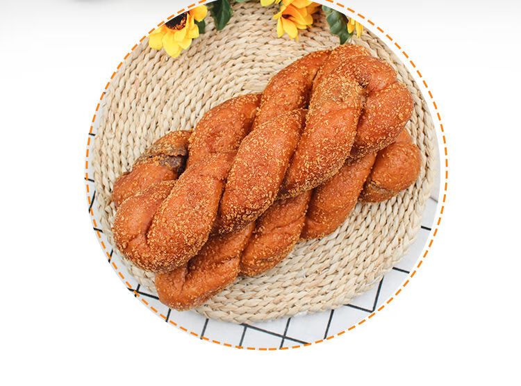 东北特产小吃豆沙手撕夹馅大麻花酸奶软麻花老式网红夹心面包早餐