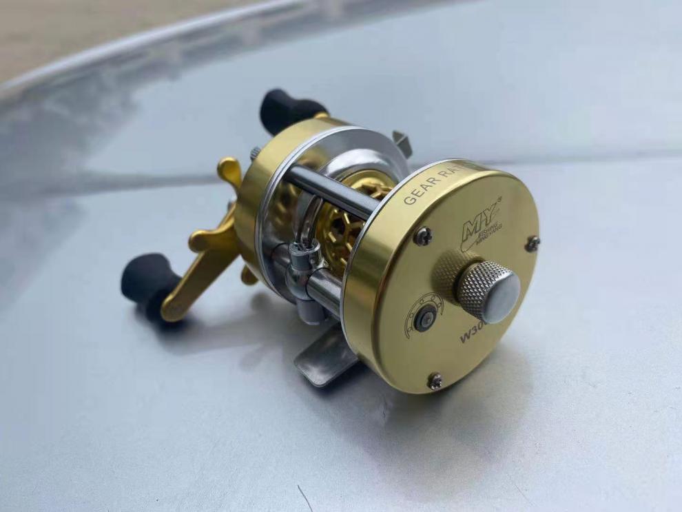 【京品优选】微物鼓轮w300l cl30全金属鼓轮微物改装同步放收线抛投