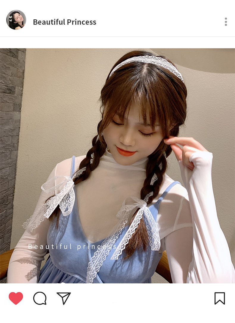 软妹发饰双马尾网红同款丝带编发绳蝴蝶结发带可爱头饰超仙扎发头绳品