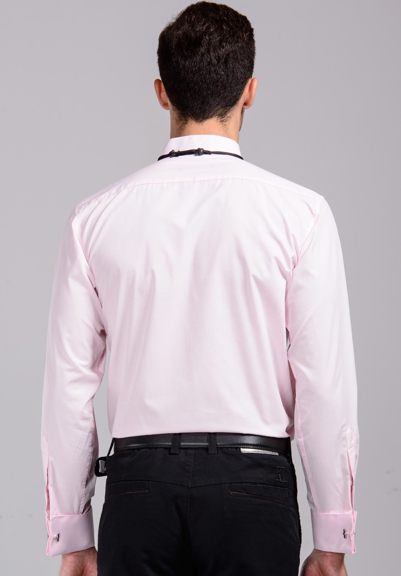 燕尾服衬衣男士长袖礼服衬衫演出派队领结新郎燕子领结婚法式袖扣