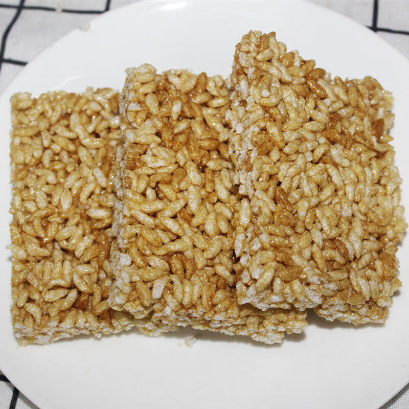 红糖米花酥爆米花糖16块/袋广西特产炒米酥脆糖糤8090后年货零食 红糖