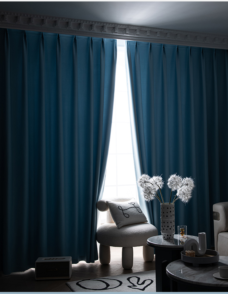 遮阳窗帘卧室不透光窗帘2022年新款卧室避光遮光遮阳防晒布隔音隔热