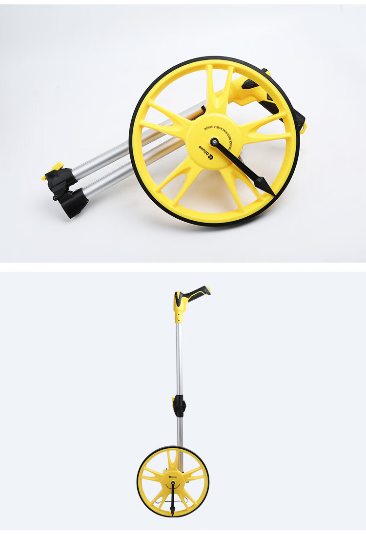 滚轮式测距仪量路车器机械数显户外滚动推尺工程测量尺经典数显测米款