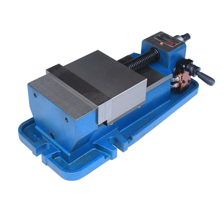 高精密6寸气动虎钳快速夹具铣床角固式台钳快动气压平口钳cnc重型8寸