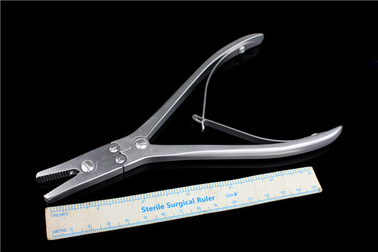 骨科手术器械医用双关节碎骨钳碎骨咬骨钳碎骨夹持钳直嘴弯头宠物小