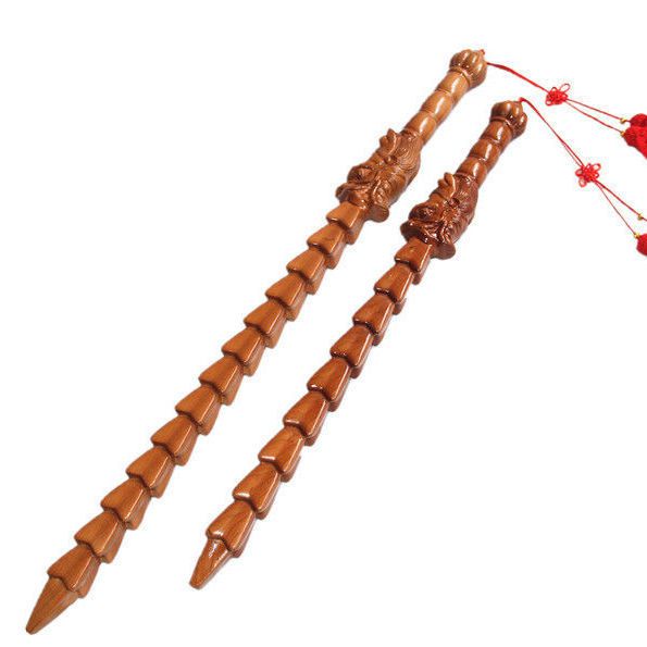 道教法器 四棱柱 打神鞭桃木打神鞭 姜太公法器 清漆大号【图片 价格