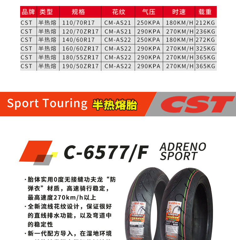 正新半热熔摩托车轮胎11012013014016018019070zr17真空胎正新19050zr