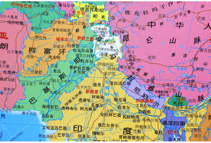 2021中国地图挂图2022世界地图挂图办公室政区图14米x1米高清正版防水