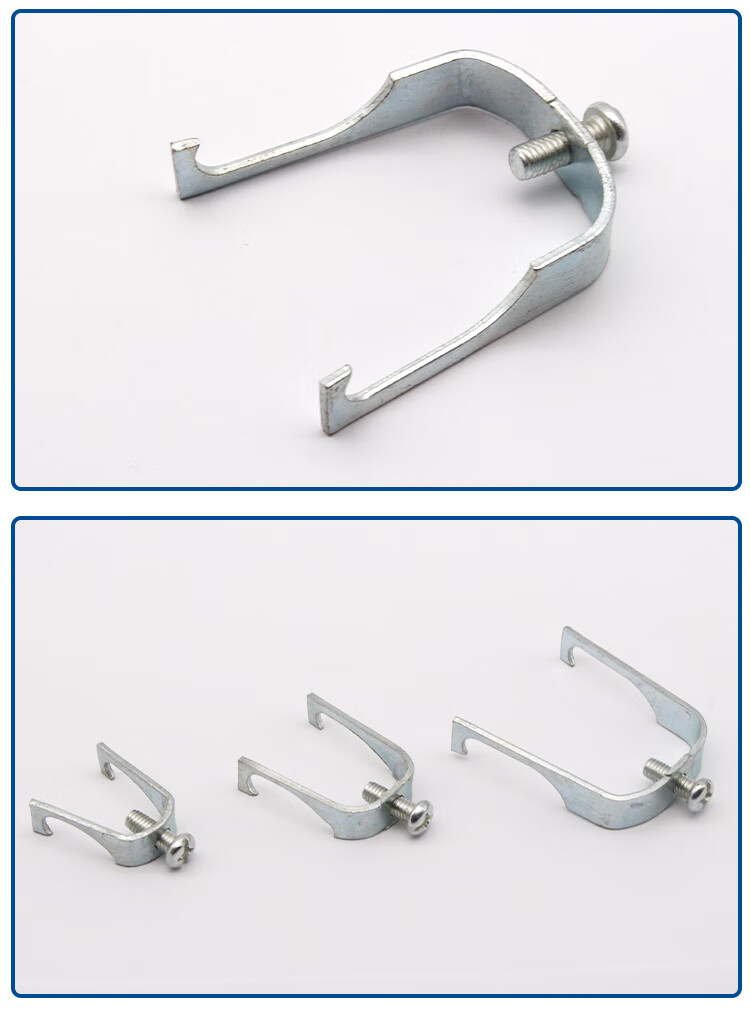 龙骨卡镀锌卡骑马卡管卡u型卡元宝固定扣丝杆吊卡kbg/jdg线管配件 16