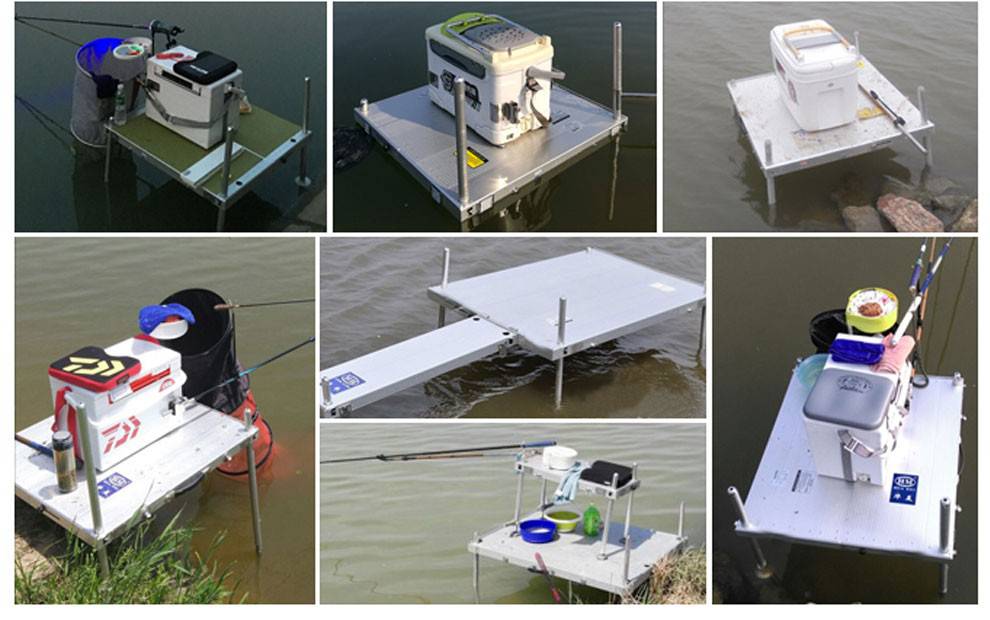 华美钓台 四腿升降多功能升降加厚深水陆小型钓台钓椅7/650*300 750*