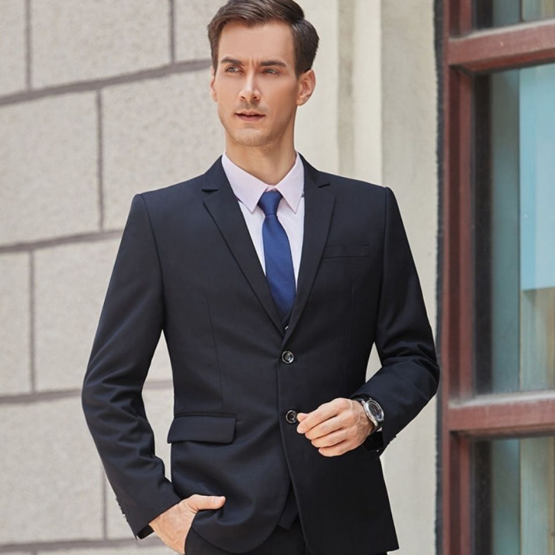 【 免烫 时尚有运费险】西服套装男士职业伴郎韩版结婚商务正装外套