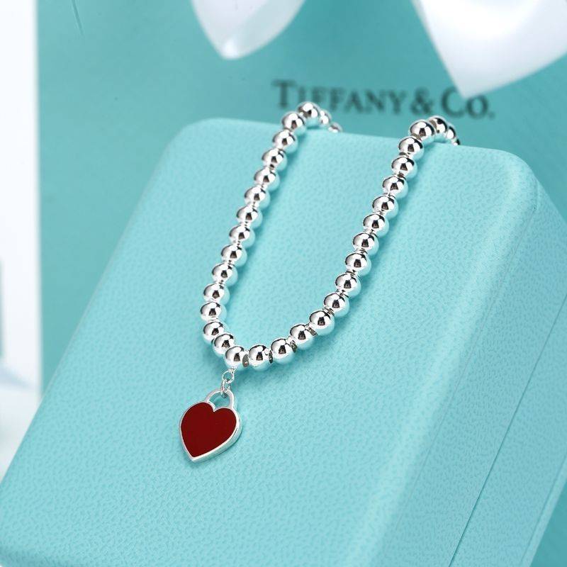 提督你蒂芙尼钢丝球手镯项链tiffinay帝都尼tifuniy手链tiffany 粗款