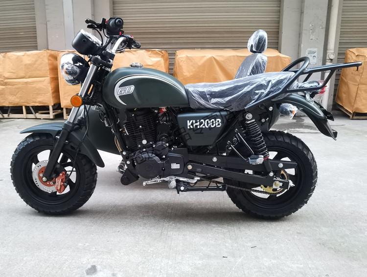 国四200cc侉子偏三轮侧三轮复古狒狒款边三轮摩托车可上牌带倒档磨砂