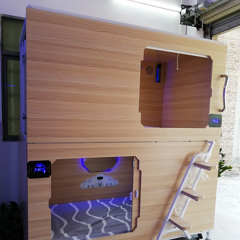 升级款胶囊床家用现代简约房间胶囊舱酒店电竞床智能门学校画室床睡眠