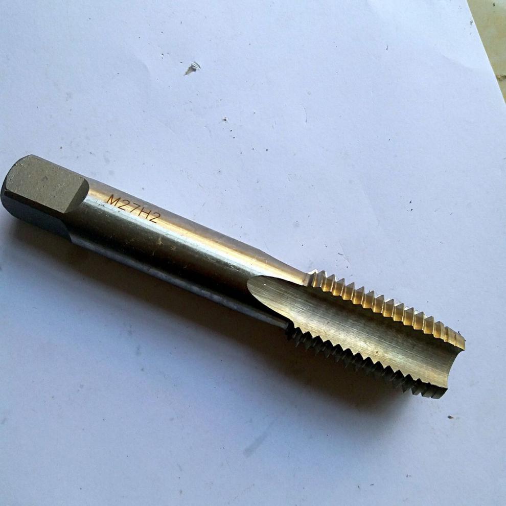 瑞琮 普通直槽丝锥标准牙直槽丝攻m3-m36机用丝锥 m27 =【1支价格】