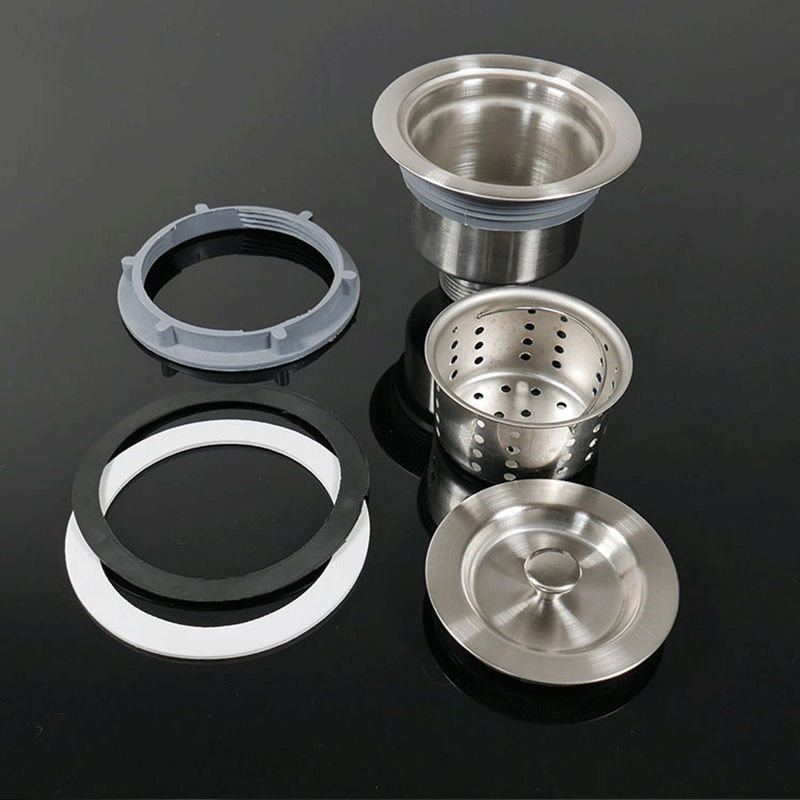 厨房精品配件厨房304水槽下水口盖子老式塞子堵头洗菜盆过滤篮漏斗110