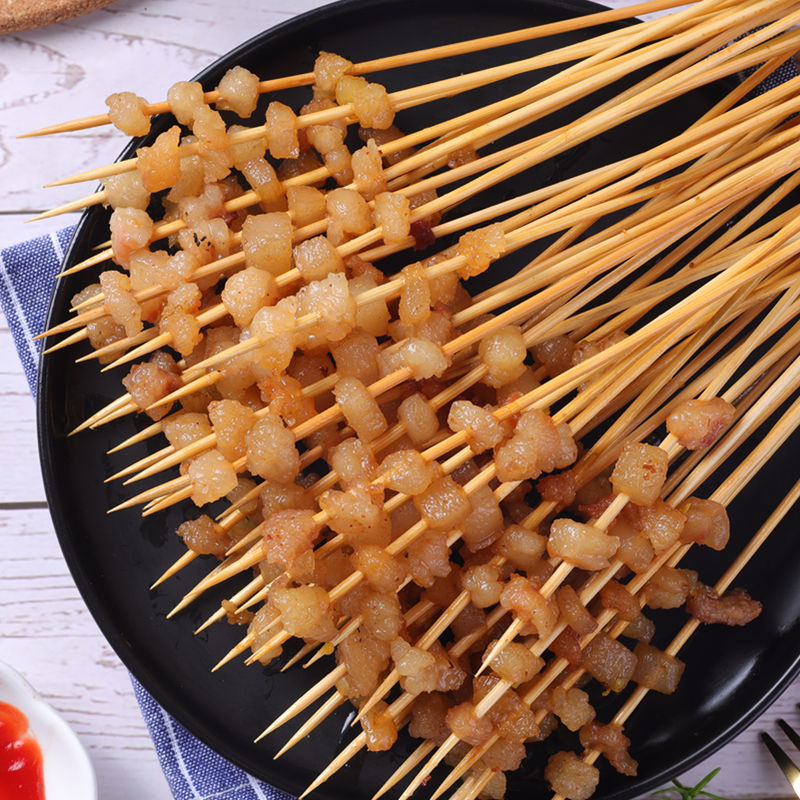 烧烤牛油串牛油粒100串袋牛油小串鲜冻牛胸口油全国顺丰1袋