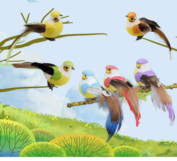 10033275367738商品名称:【迎新必备】仿真小鸟花园庭院客厅摆件幼儿