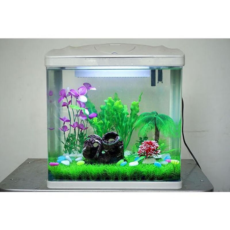 鱼躲避屋水族箱鱼躲避洞树脂鱼躲藏屋鱼缸造景装饰品假山摆件双孔鱼躲