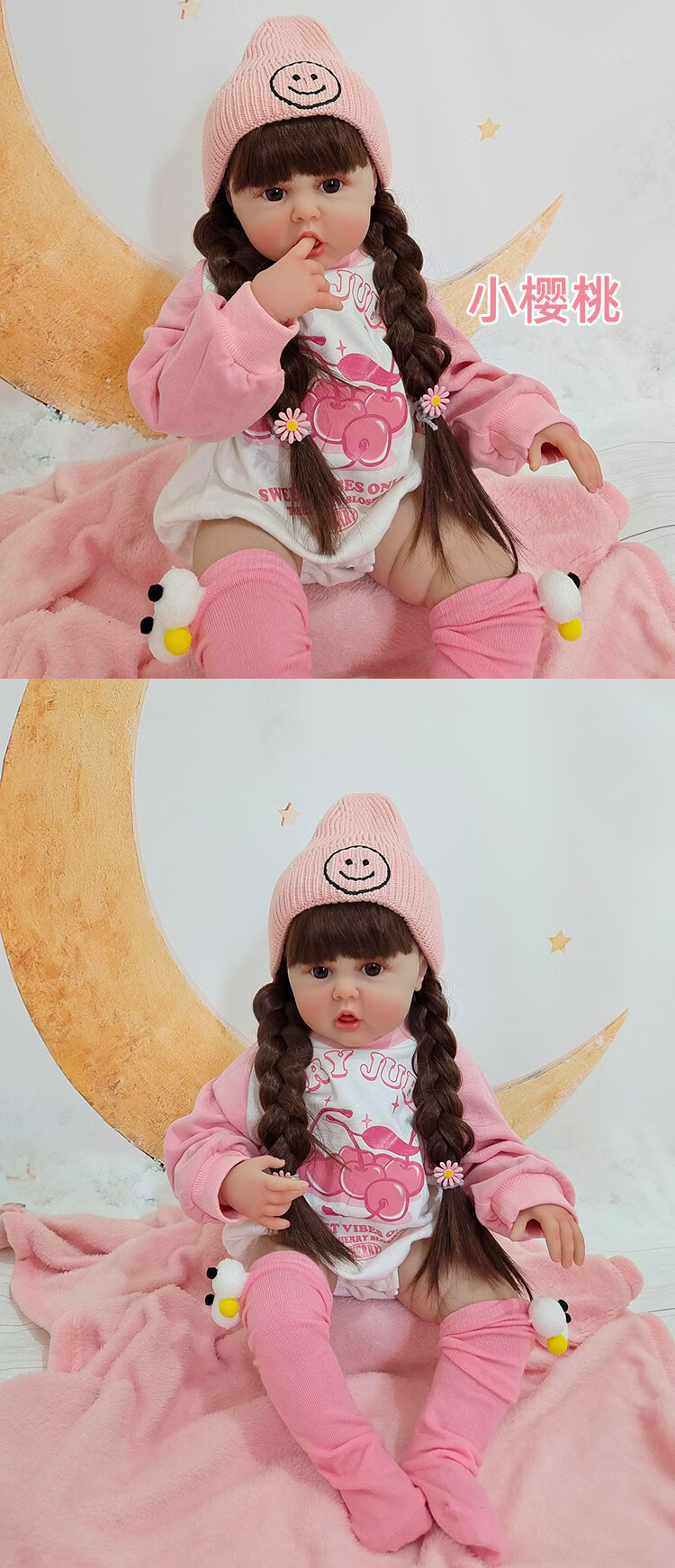 仿真娃娃婴儿软胶女孩玩具真人公主礼物重生娃娃多丽丝芭比卡密儿