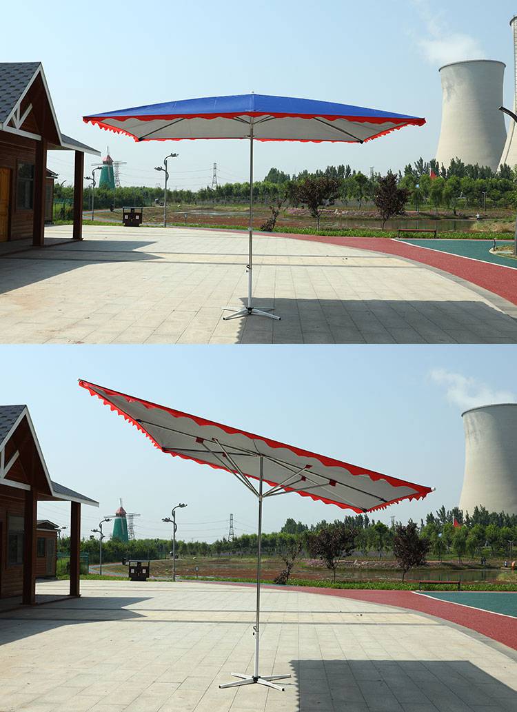 大伞摆摊伞 太阳伞遮阳伞大雨伞斜伞店铺商用大号四方伞大型户外摆摊