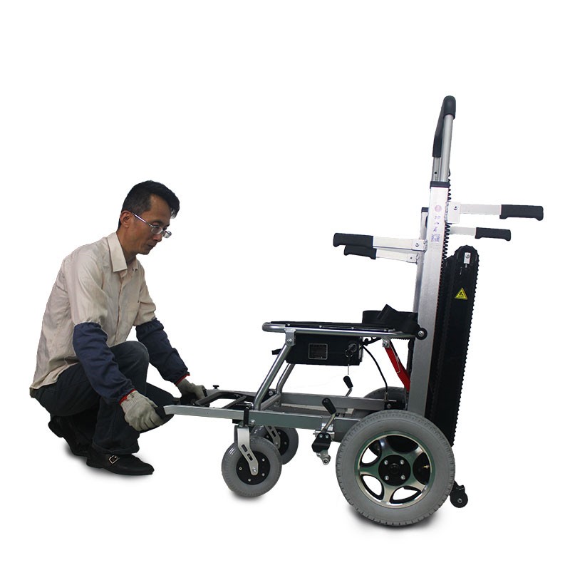 可下楼梯车爬楼梯机爬楼神器履带式楼梯上下代步车电动爬楼轮椅法比欧