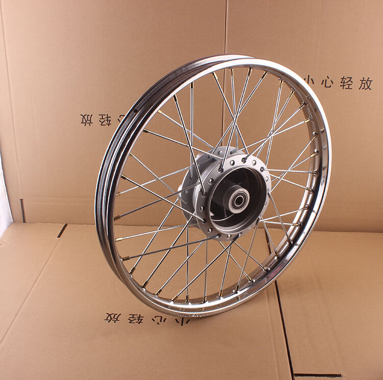 125本田男装摩托车后轮钢圈总成适用cg珠江zj幸福珠峰豪江毂网轮后