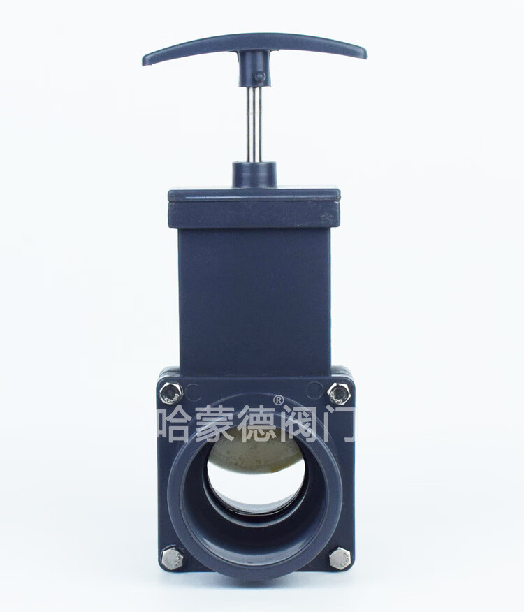 upvc塑料pvc房车排污闸阀插板阀塑胶拉板阀dn40506375100110dn50Φ63