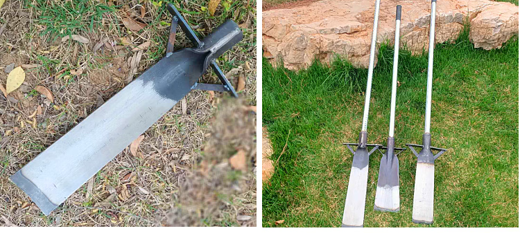 洛阳铲挖树铲锰钢加厚铲树根专用锹挖沟工具挖苗铁锹农用铲子洛阳铲