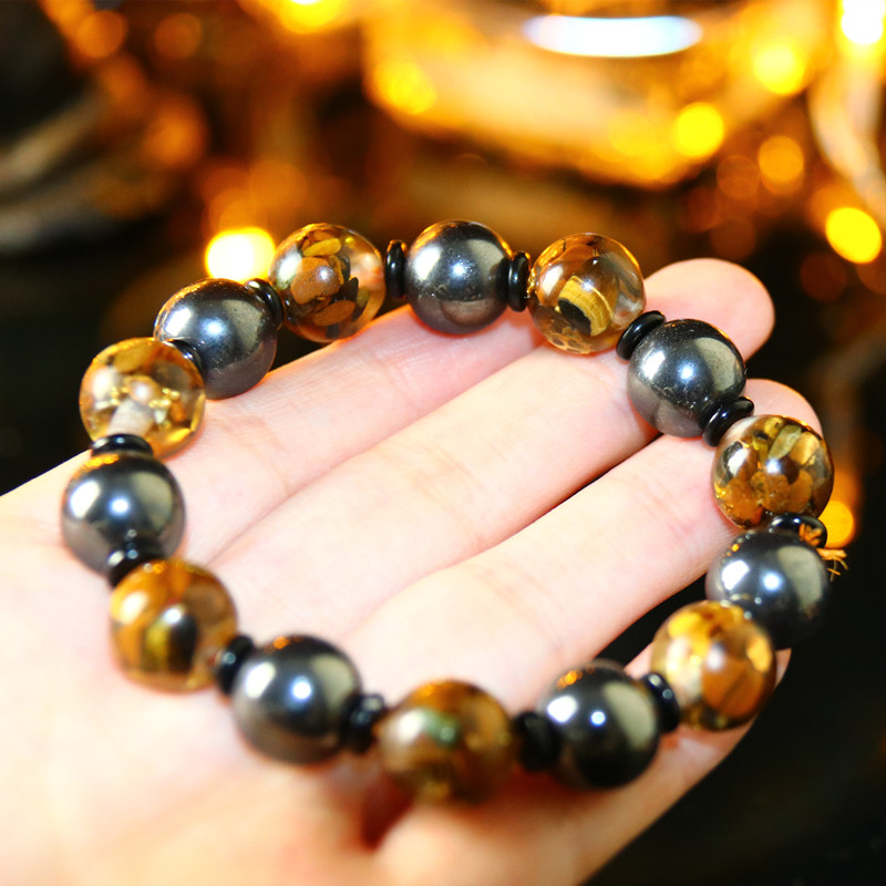 【京选推荐】太赫兹手串霊气师手链男女好运寮愈健康 手围13-14厘米