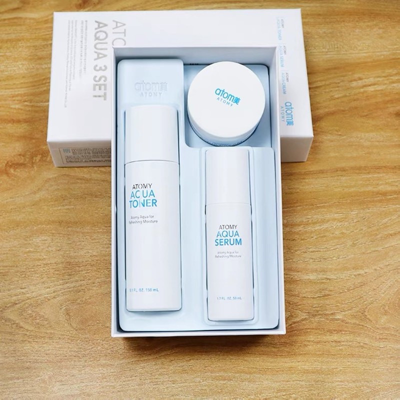 韩国艾多美atomy经典护肤五件套六件套保湿补水套装男士3件套新老款
