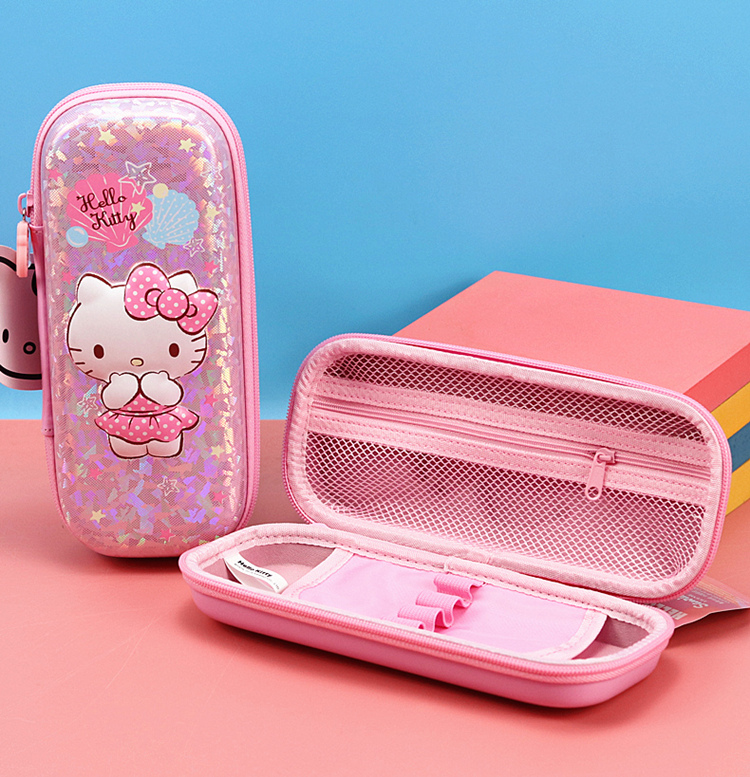 hellokitty文具盒女小学生可爱卡通kt儿童学习用品幼儿园笔袋少女心简