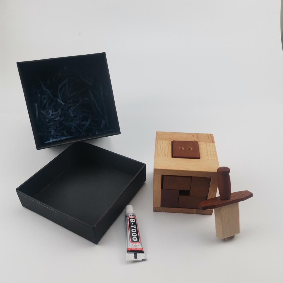 puzzle解密盒简单抖音gm圣剑puzzle十级难解密盒box烧脑木质石中剑