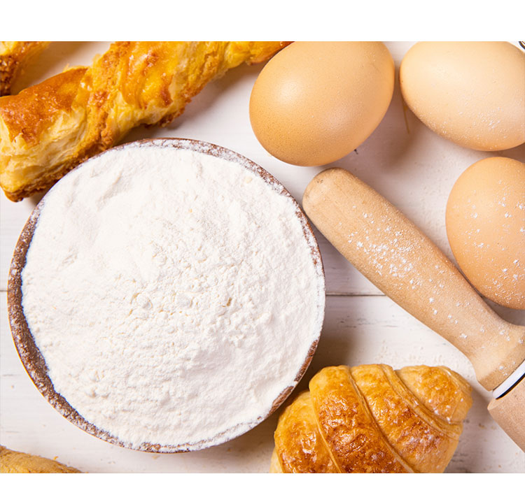 红牡丹高筋面粉精面粉出口级红牡丹面包粉餐饮原装2268kg红牡丹