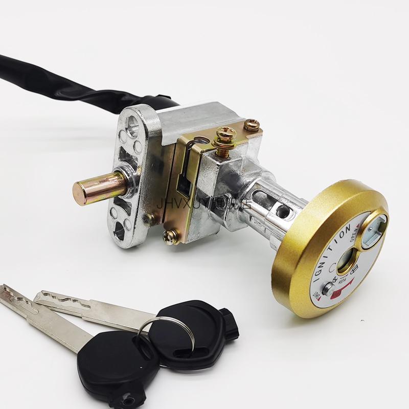 八代一体踏板路虎八代5代bws电动1车踏板摩托车电门锁一体锁坐垫锁全