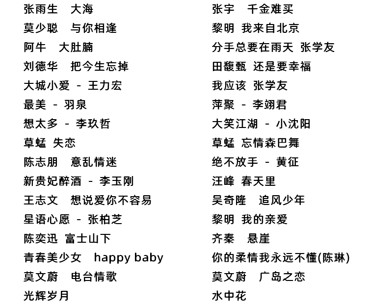 经典老歌车载u盘流行音乐汽车歌曲怀旧mv国语tf卡无损内存优盘mp3