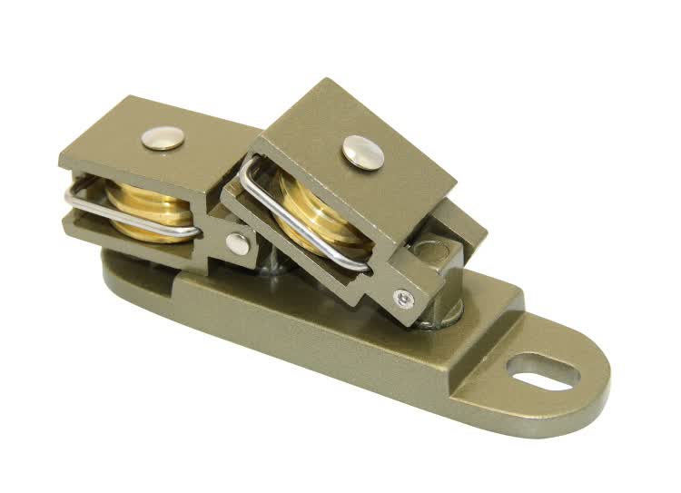 墨绩 手摇晾衣架双杆式双杆凉升降阳台晾晒衣架配件器转角滑轮 8298