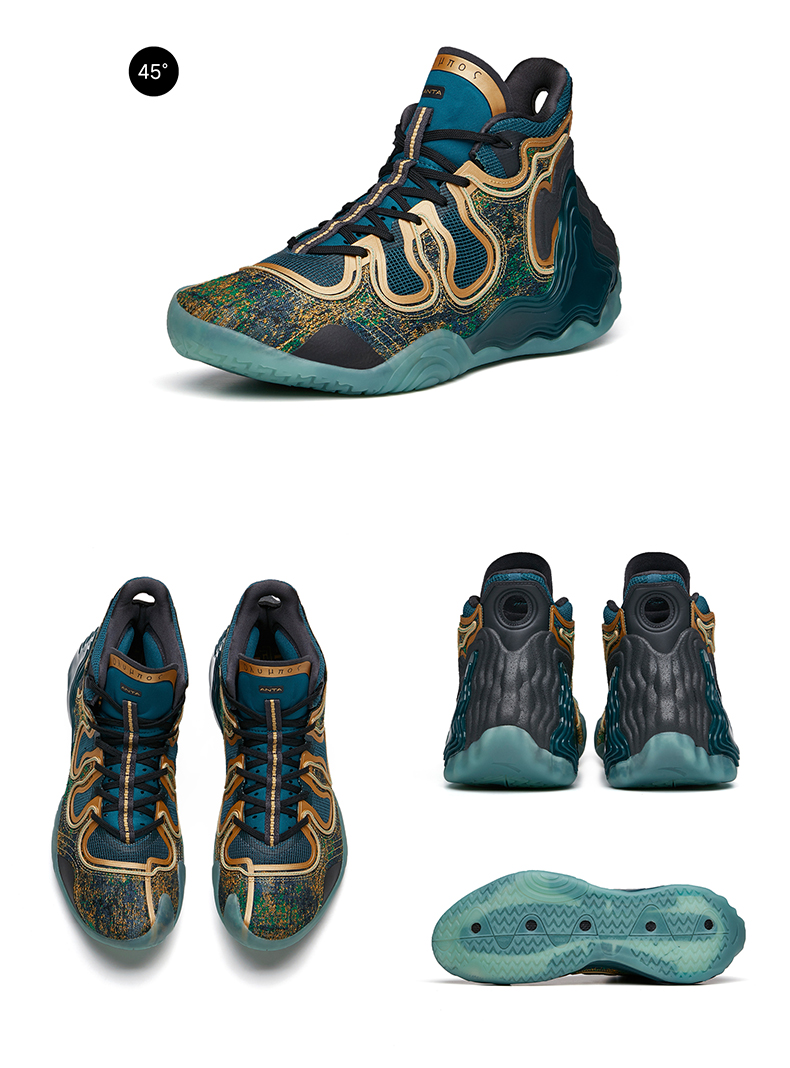 安踏星标系列星岳篮球鞋男2021夏季新款碳板球鞋实战高帮运动鞋1静瑟