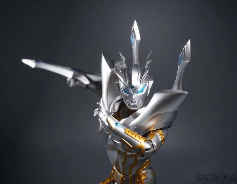 泽塔奥特曼shf德尔塔超可动玩具黄金闪耀赛罗黑暗特利迦 极恶贝利亚