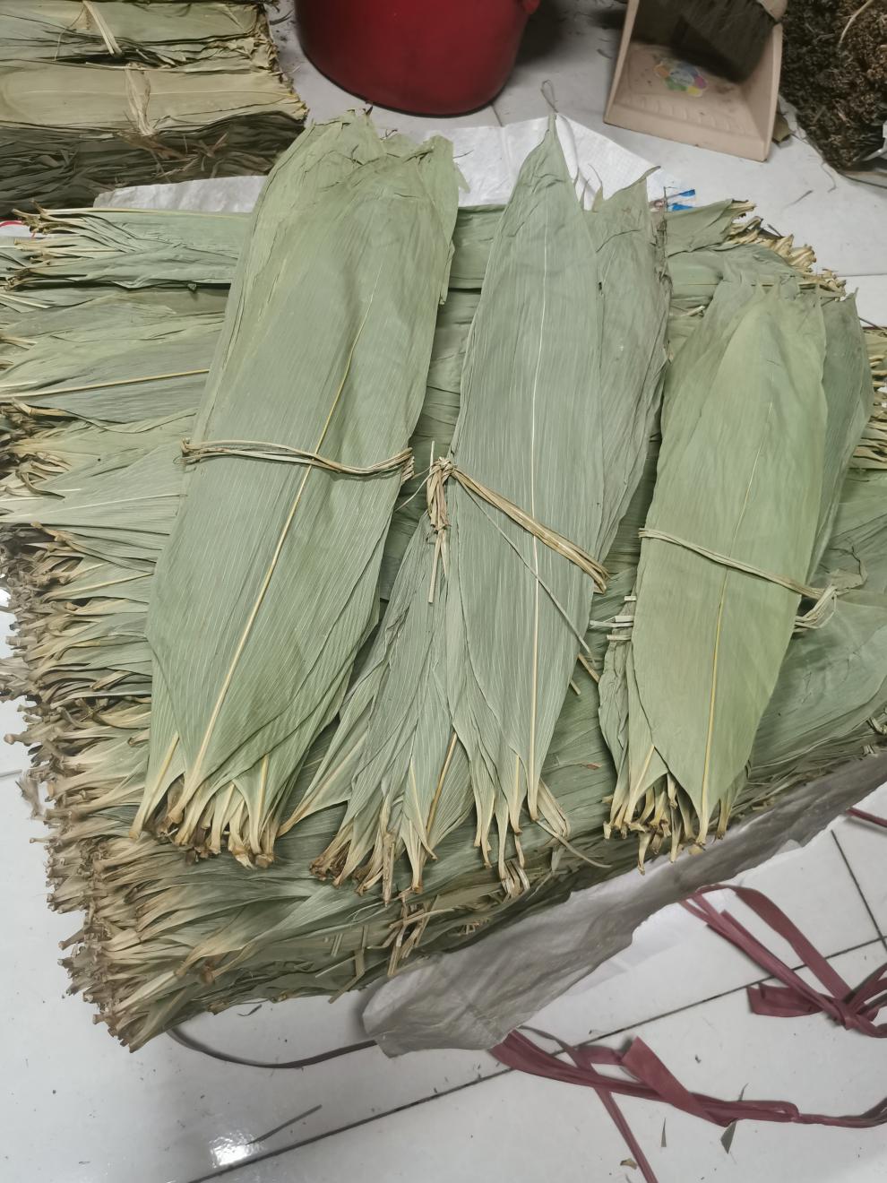 粽叶新鲜大号端午节粽子叶100片箬叶新鲜家用精选包粽选货干粽叶50斤