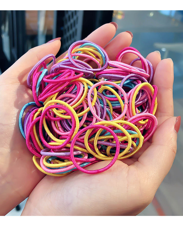 【精选好礼】儿童不伤发头绳小皮筋高弹力宝宝扎头发橡皮筋小女孩公主