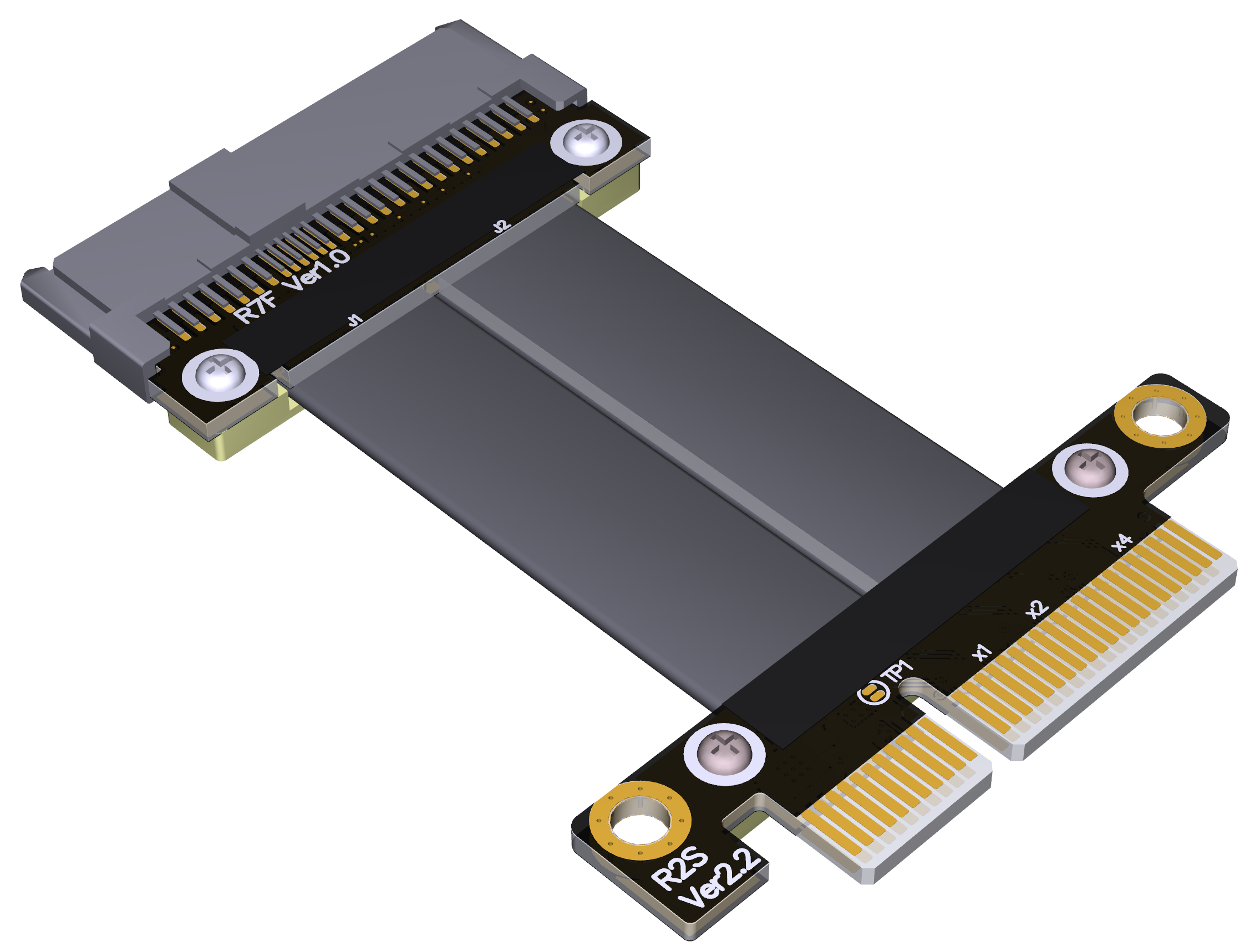 pcie延长线u2接口u2转pcie30x4sff8639转接卡珀壳100cmr27sf