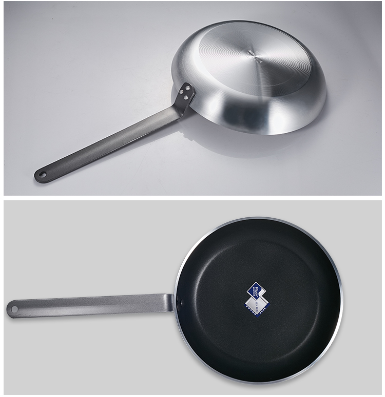 平底锅不粘锅大号亿厨乐不粘锅煎锅商用粤菜平底锅大2022242628303236