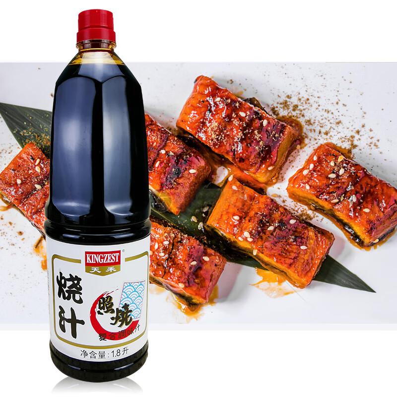 618抢先购上海可发一统原创照烧汁18l日式照烧调味汁烤鳗鱼汁烧烤烧汁