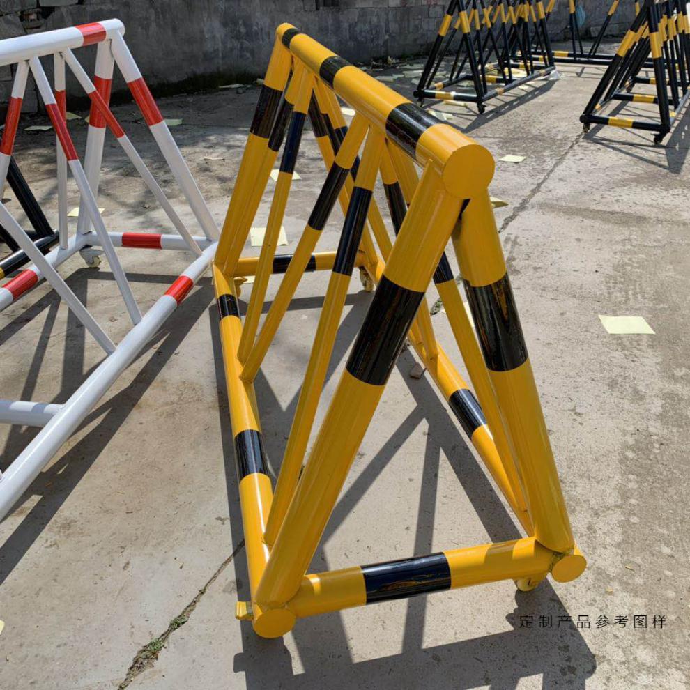 定制移动拒马路障移动防撞护栏学校门口隔离栏安全防撞栏杆围栏挡车器