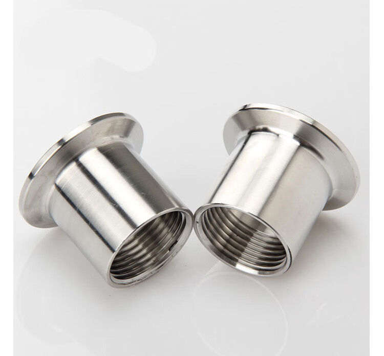 304不锈钢快装内丝接头卫生级内螺纹卡盘端头快开丝扣内接1寸4分304