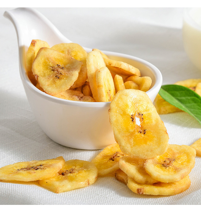 新货香蕉脆片脱水香蕉干散装500g蜜饯水果干小吃休闲零食实惠装香蕉片