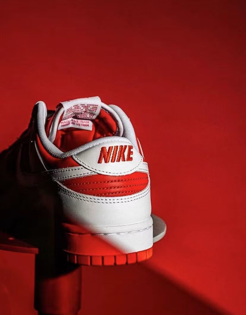 nike耐克nk dunk low"university red"大学红 男女同款 休闲板鞋 大学
